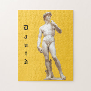 Michelangelo's David Sculpture Customised Jigsaw Puzzle