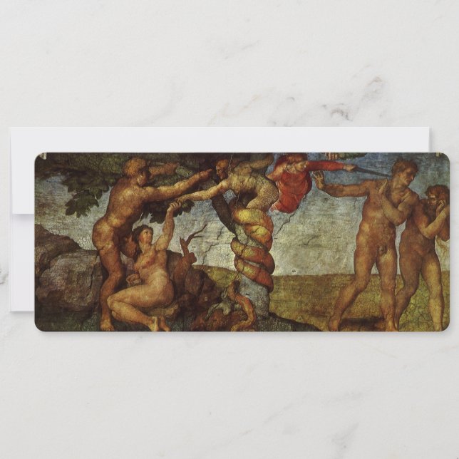 Michelangelo's Fall and Expulsion, Garden of Eden (Front)