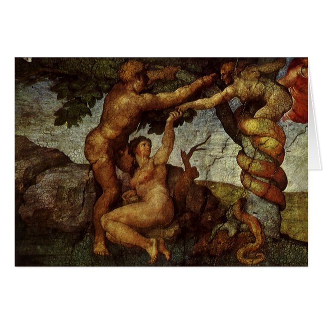 Michelangelo's Fall and Expulsion, Garden of Eden (Front Horizontal)
