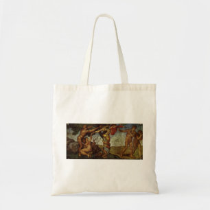 Michelangelo's Fall and Expulsion, Garden of Eden Tote Bag