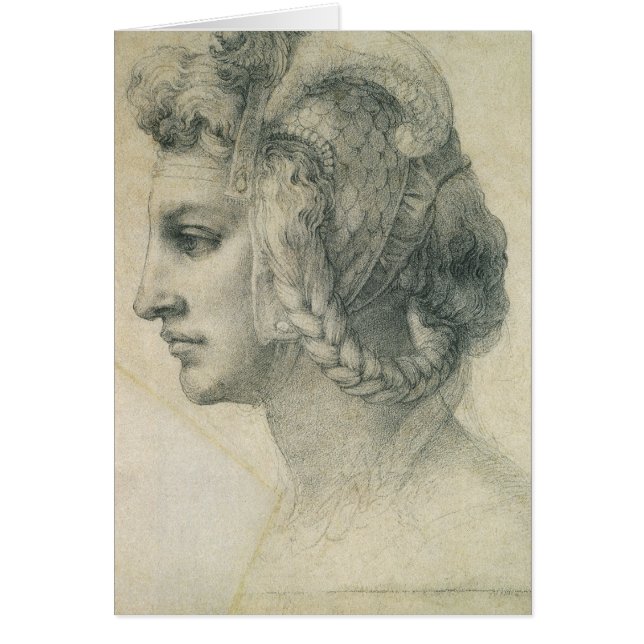 Michelangelo's Ideal Head of a Woman (Front)