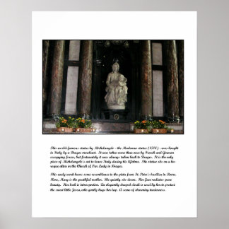 Michelangelo's Madonna & Child Poster