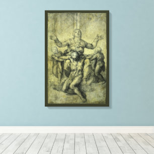Michelangelo's Pieta for Vittoria Colonna Canvas Print