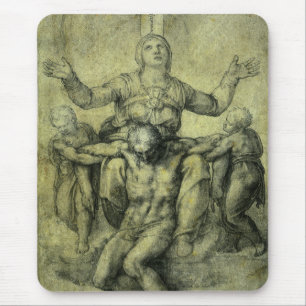 Michelangelo's Pieta for Vittoria Colonna Mouse Mat