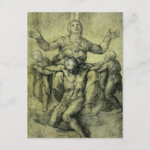 Michelangelo's Pieta for Vittoria Colonna Postcard