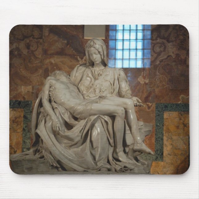 Michelangelo's Pieta in... Mouse Mat (Front)
