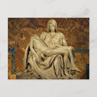 Michelangelo's Pieta in St. Peter's Basilica Postcard