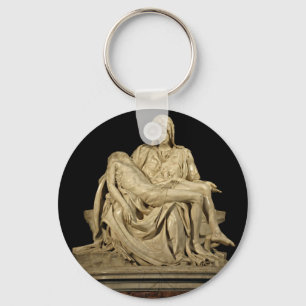 Michelangelo's Pieta Sculpture Key Ring