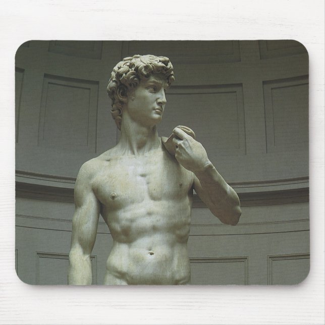 Michelangelo's Statue of David Mouse Mat (Front)