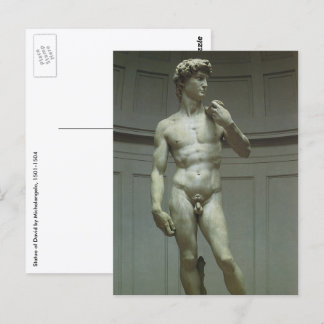 Michelangelo's Statue of David Postcard