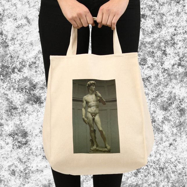 Michelangelo's Statue of David Tote Bag (Creator Uploaded)