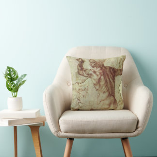 Michelangelo's Study of a Libyan Sibyl Cushion