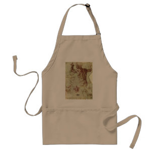 Michelangelo's Study of a Libyan Sibyl Standard Apron