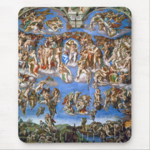 Michelangelo's The Last Judgement Mouse Mat