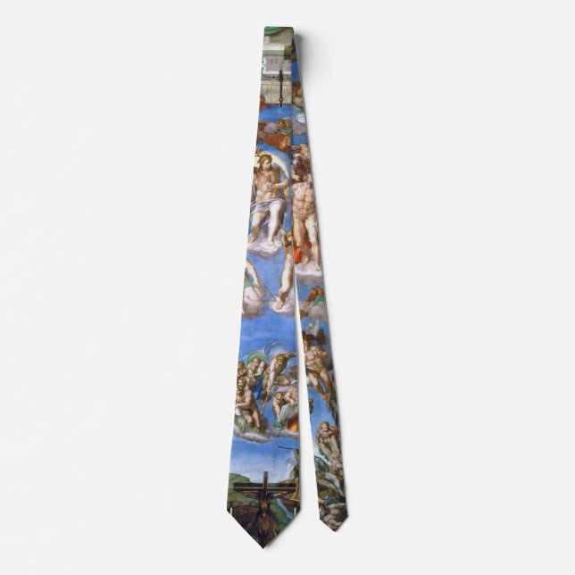 Michelangelo's The Last Judgement Tie (Front)