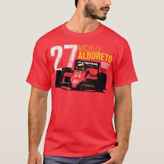 Michele Alboreto 1985 Tribute T-Shirt