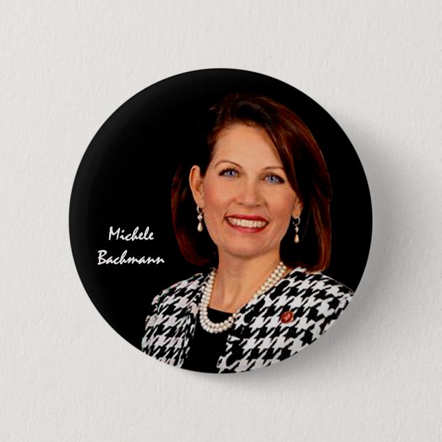 Michele Bachmann 6 Cm Round Badge (Front)