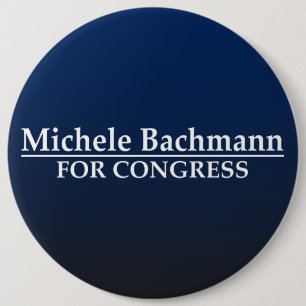 Michele Bachmann for Congress 6 Cm Round Badge