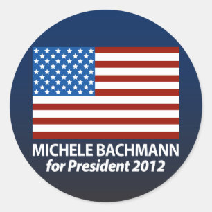 Michele Bachmann for President 2012 Classic Round Sticker