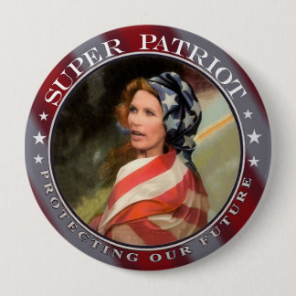 Michele Bachmann Super Patriot 10 Cm Round Badge
