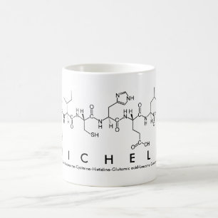 Michele peptide name mug
