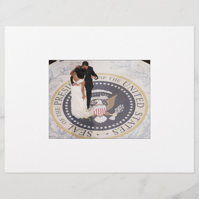 Michelle and Barack Obama Flyer (Front)