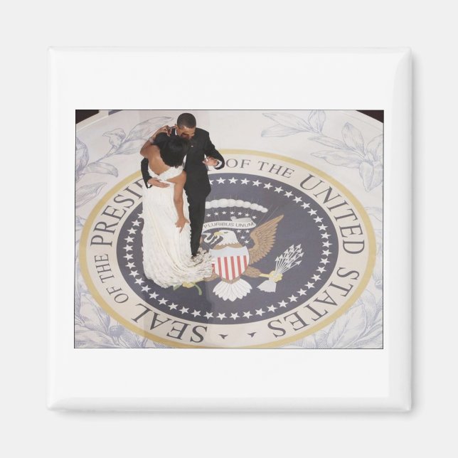 Michelle and Barack Obama Magnet (Front)