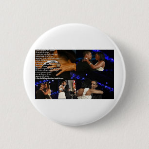Michelle & Barack Obama Love 6 Cm Round Badge