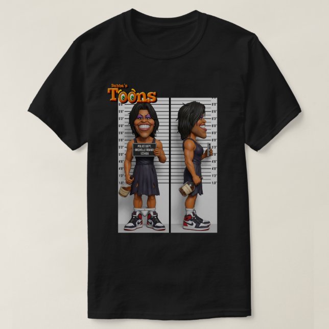 MICHELLE "BIG MIKE" OBAMA T-Shirt (Design Front)