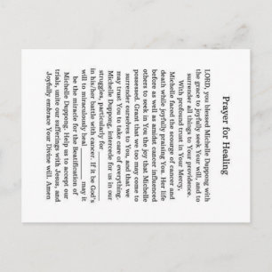 Michelle Duppong  Announcement Postcard