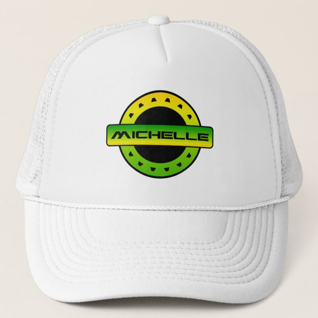 MICHELLE. MY NAME IS MICHELLE. SAMER BRASIL TRUCKER HAT (Front)