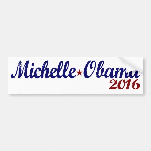 Michelle Obama 2016 Bumper Sticker (Front)