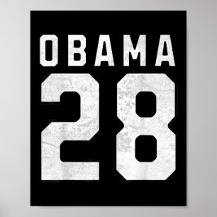 Michelle Obama 2028 For President Number 28 Vintag Poster