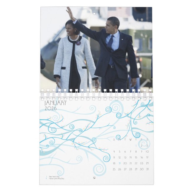 MICHELLE OBAMA EUROPEAN ADVENTURE CALENDAR (Jan 2026)