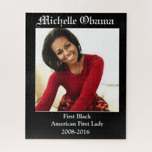 MICHELLE OBAMA FIRST BLACK FIRST LADY  JIGSAW PUZZLE