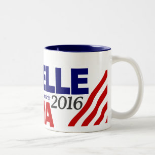 Michelle Obama For President 2016 Two-Tone Coffee Mug