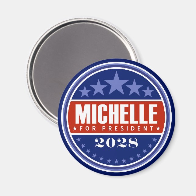 Michelle Obama for President 2028 Magnet (Front/Back)