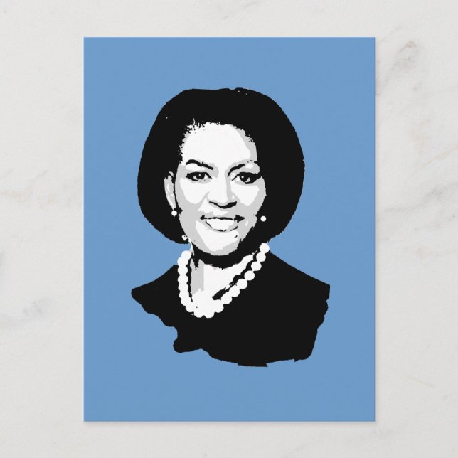 Michelle Obama Gear Postcard (Front)