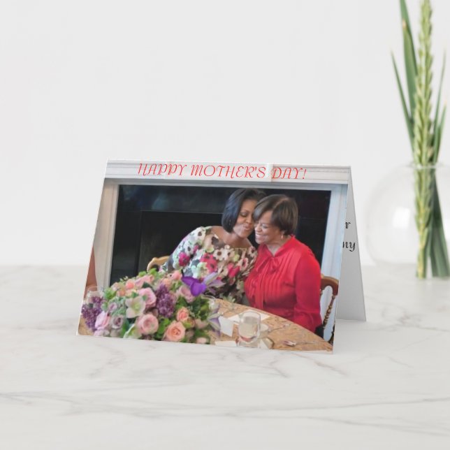 Michelle Obama - Mother's Day Card 1 (Front)