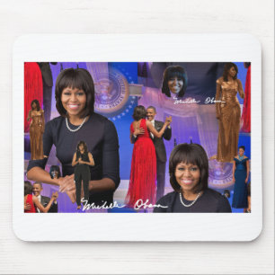 Michelle Obama Mouse Mat
