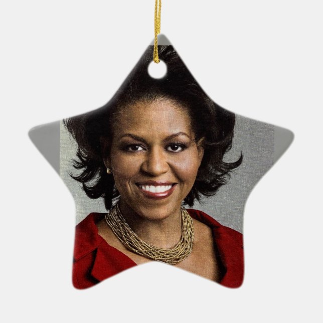 MICHELLE OBAMA ornament (Front)