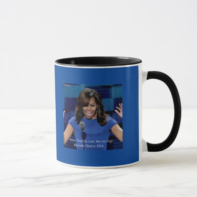 Michelle Obama "We Go High" Collectable Mug (Right)