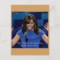 Michelle Obama "We Go High" Collectable