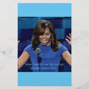 Michelle Obama "We Go High" Collectable Stationery