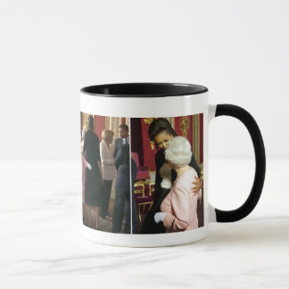 MICHELLE OBAMA WITH QUEEN ELIZABETH II MUG