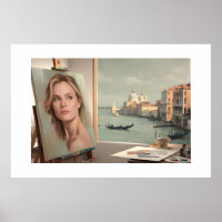 Michelle Pfeiffer Portrait in Progress - Pastel