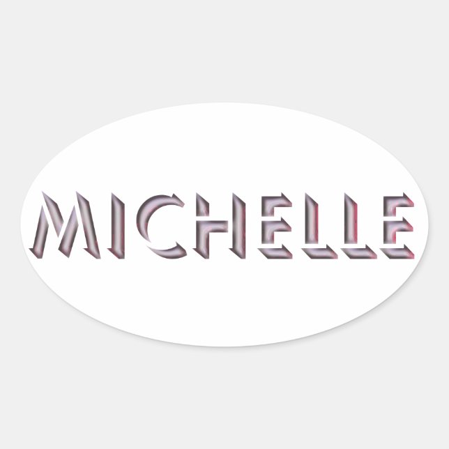 Michelle sticker name (Front)