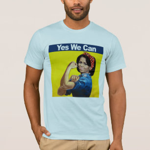 MICHELLE THE RIVETER - YES WE CAN.png T-Shirt