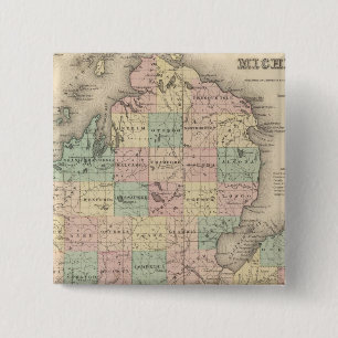 Michigan 3 15 cm square badge