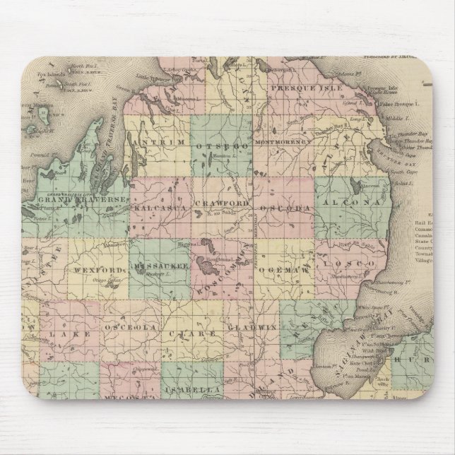 Michigan 3 mouse mat (Front)